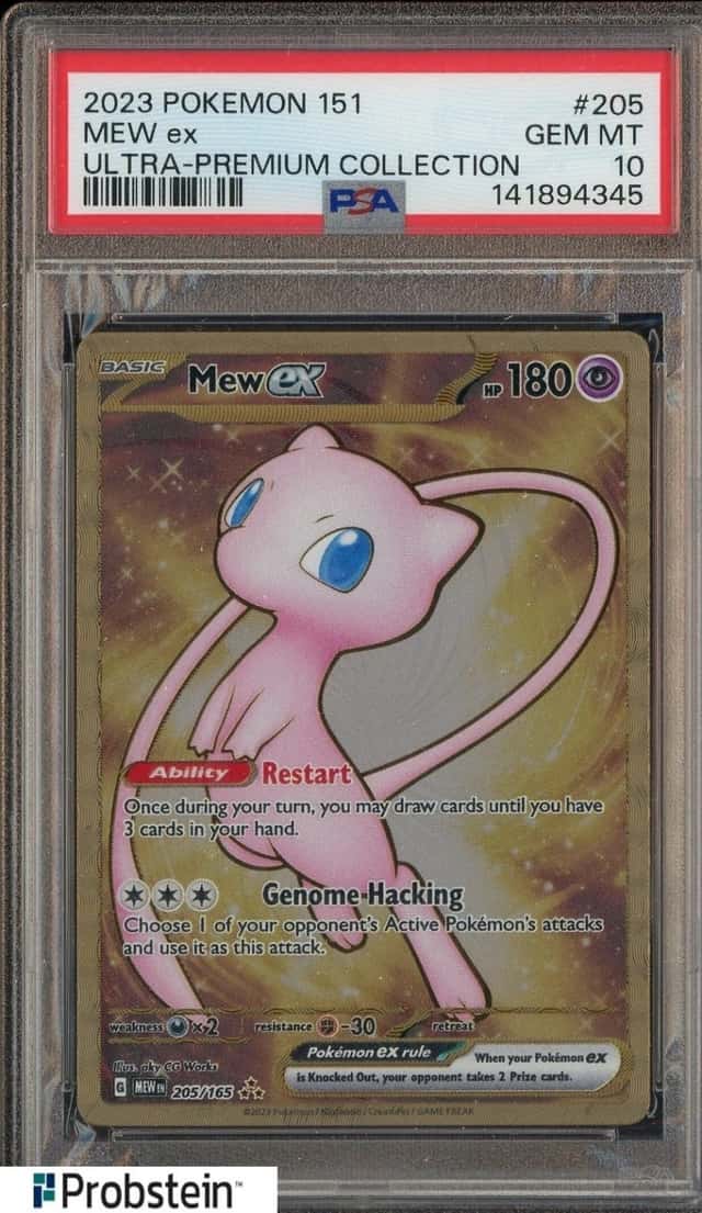 2023 Pokemon 151 Mew ex Ultra-Premium Collection #205 PSA 10