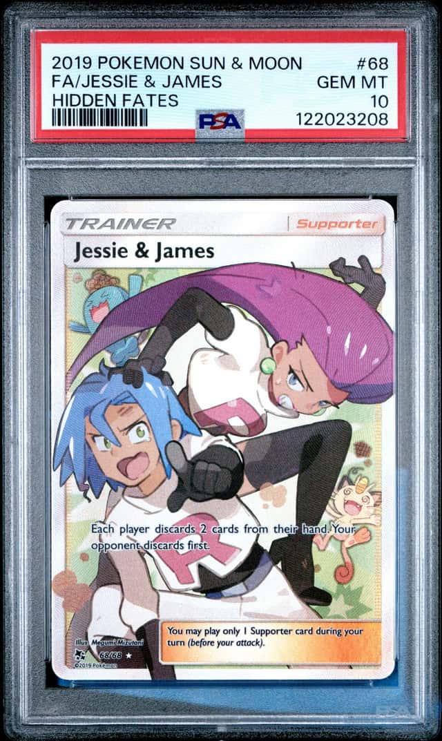 Pokemon Jessie & James Hidden Fates 68/68 PSA 10 Gem Mint