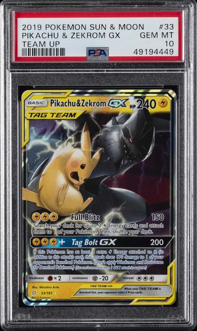 Pikachu & Zekrom GX