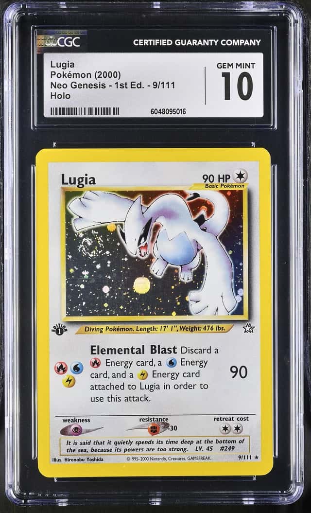 2000 Pokemon Neo Genesis 1st Edition Holo Lugia #9