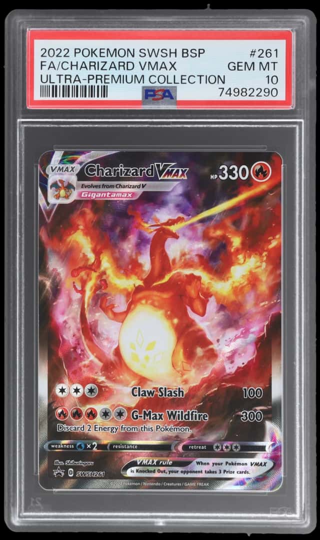 2022 Pokemon Sword and Shield Black Star Promo Ultra Premium Collection Charizard Vmax #SWSH261