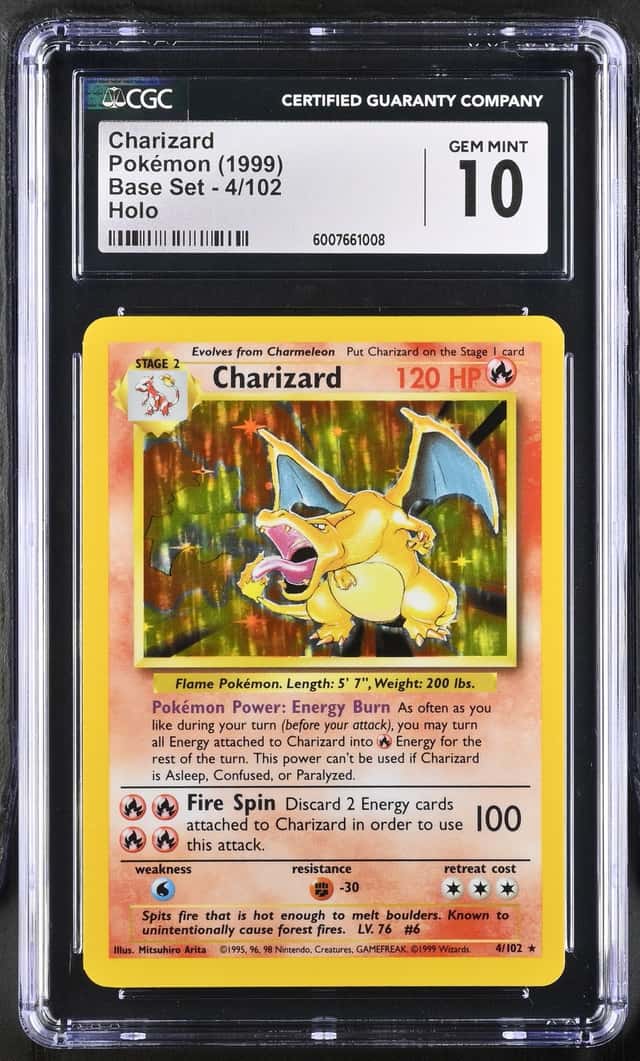 1999 Pokemon Base Set Holo Charizard #4