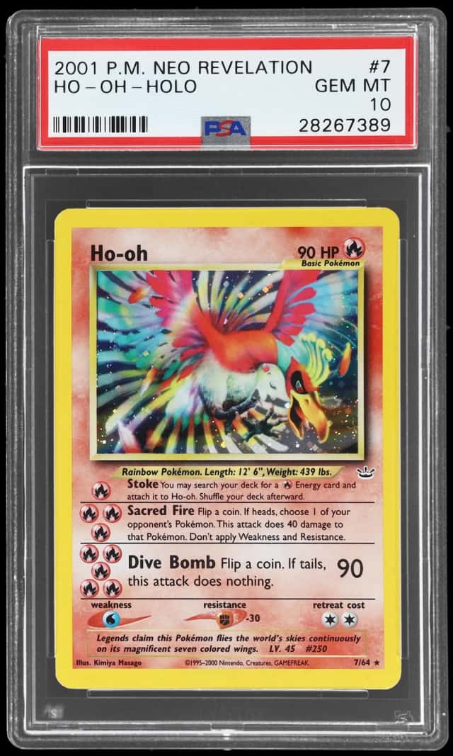 2001 Pokemon Neo Revelation Holo Ho-Oh #7