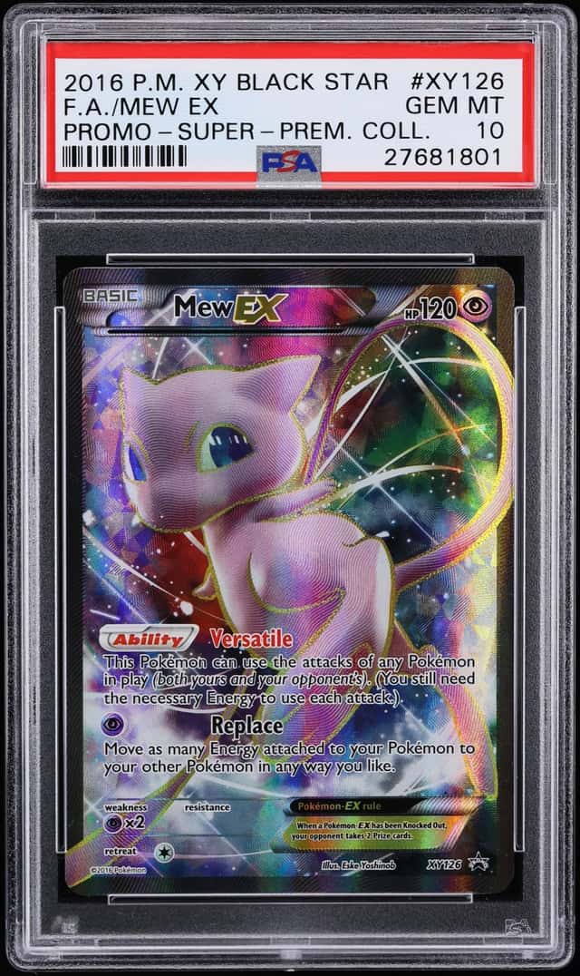2016 Pokemon XY Promo Super Premium Collection Full Art Mew EX #XY126 PSA 10 GEM MINT