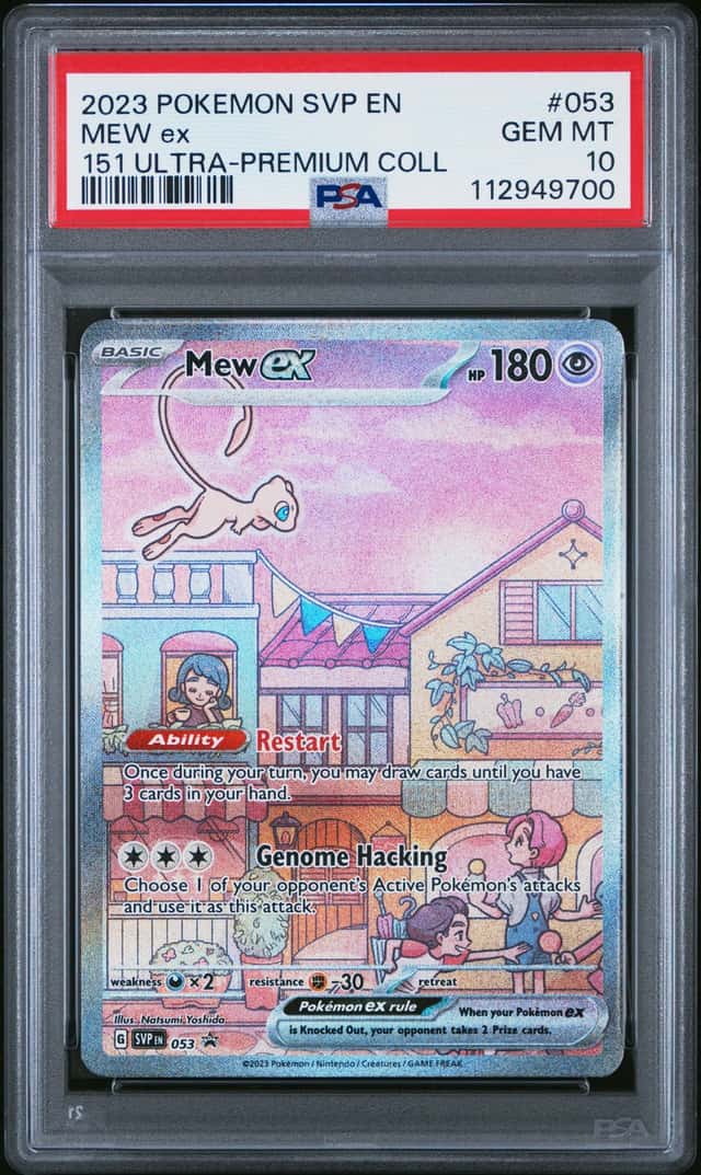 Pokémon Mew ex 053 151 Ultra-Premium Collection Promo...