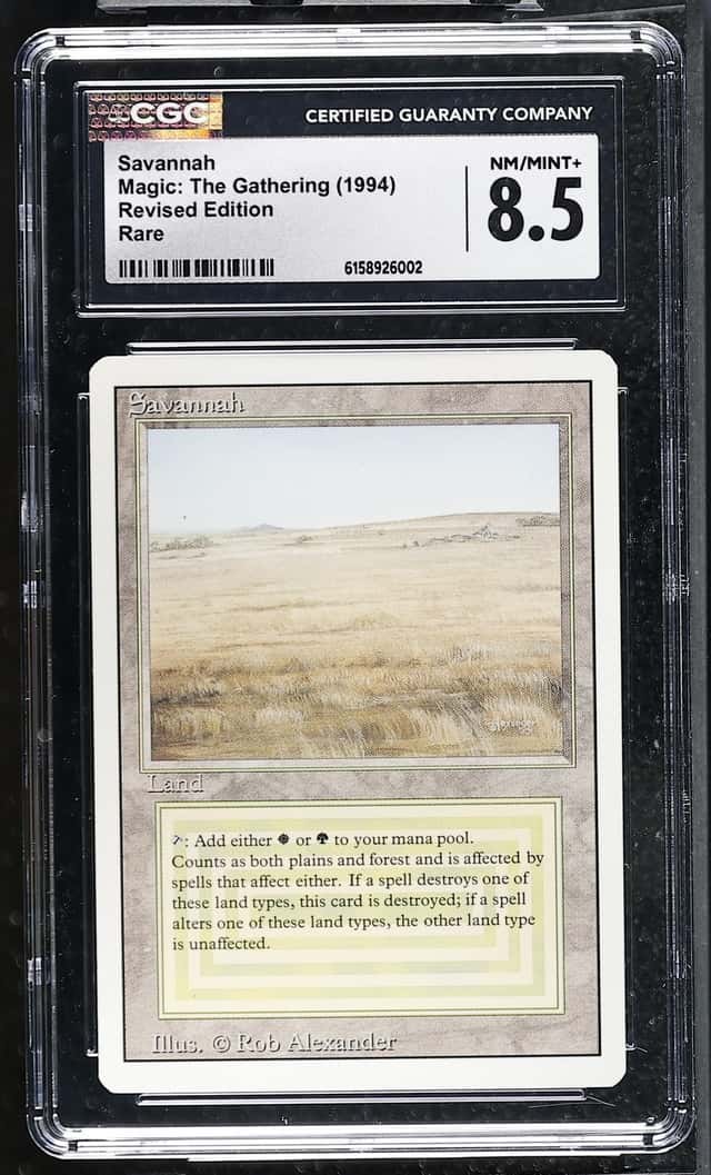 Magic: The Gathering Savannah Revised Edition CGC Trading...