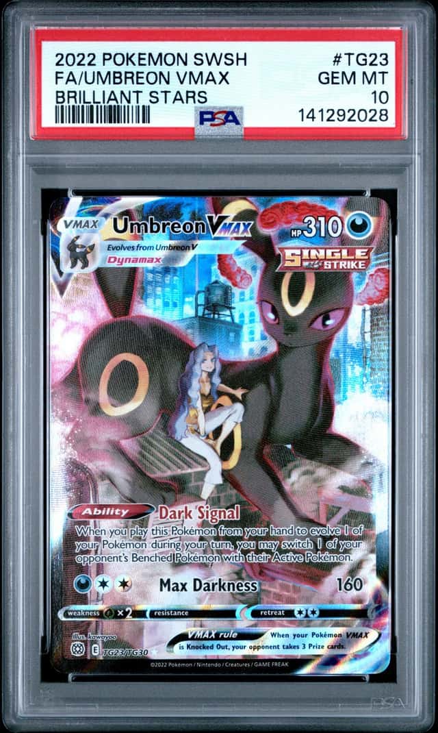 Umbreon Vmax TG23 Brilliant Stars Pokemon PSA 10 Gem Mint