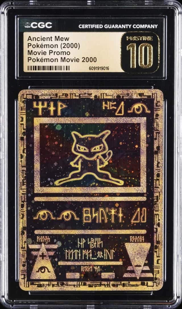 2000 POKEMON MOVIE PROMO POKEMON MOVIE 2000 ANCIENT MEW CGC 10 PRISTINE