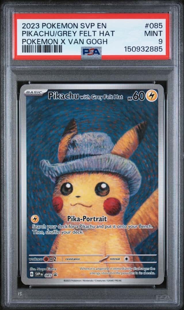 Pikachu/Grey Felt Hat
