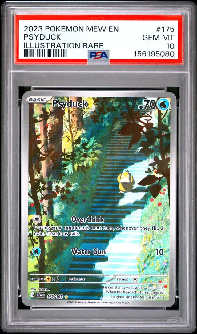 2023 Pokemon MEW EN #175 Psyduck Illustration Rare PSA 10 GEM MINT