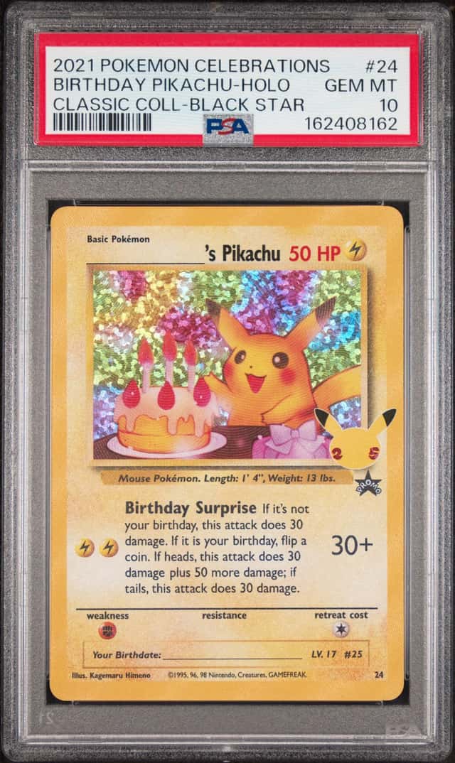 _____'s Pikachu STAMP [25th Anniversary] TEXTURED CONFETTI HOLO