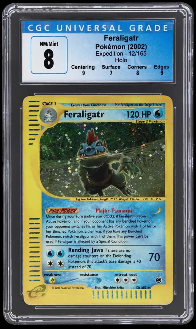 2002 Pokemon Expedition Holo Feraligatr #12