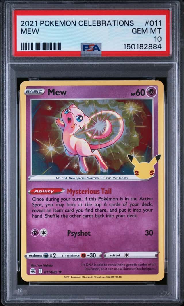 2021 Pokemon Celebrations Mew #011