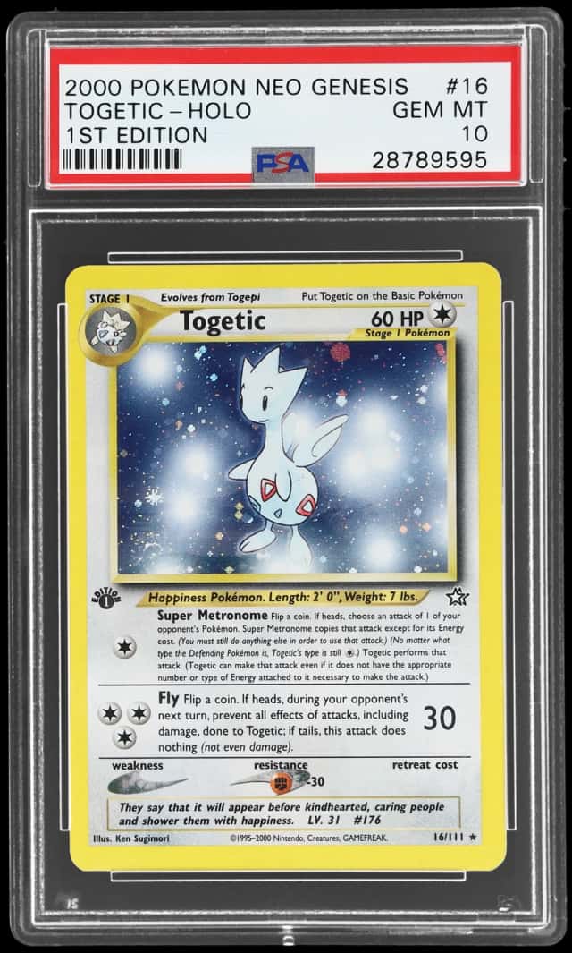 2000 Pokemon Neo Genesis 1st Edition Holo Togetic #16