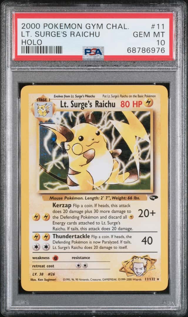 Lt. Surge's Raichu