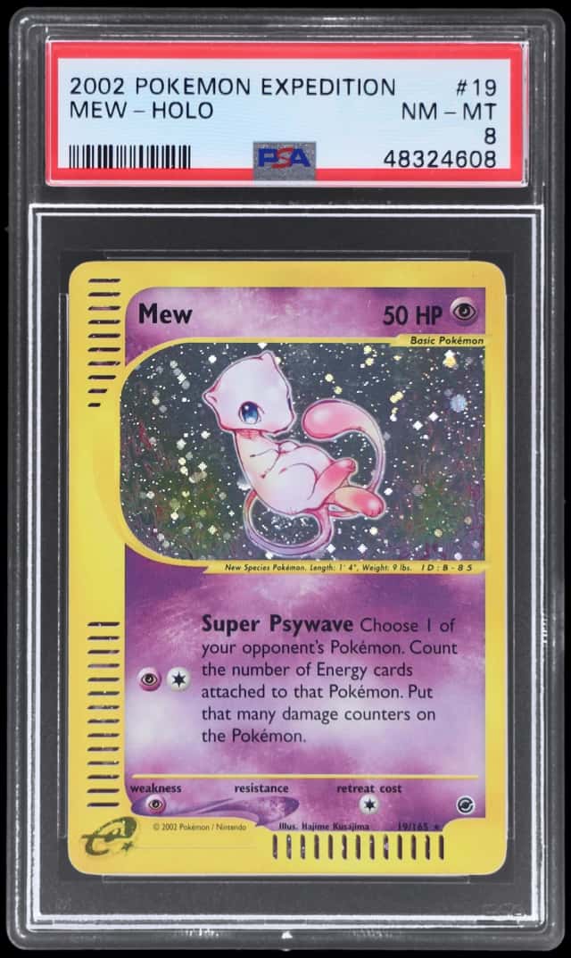 2002 Pokemon Expedition Holo Mew #19