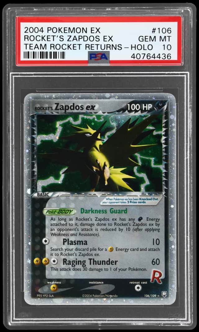 Rocket's Zapdos EX