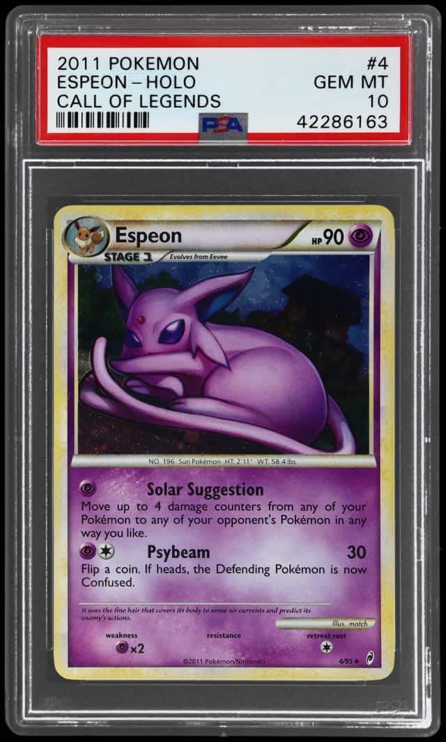 2011 Pokemon Call of Legends Holo Espeon #4