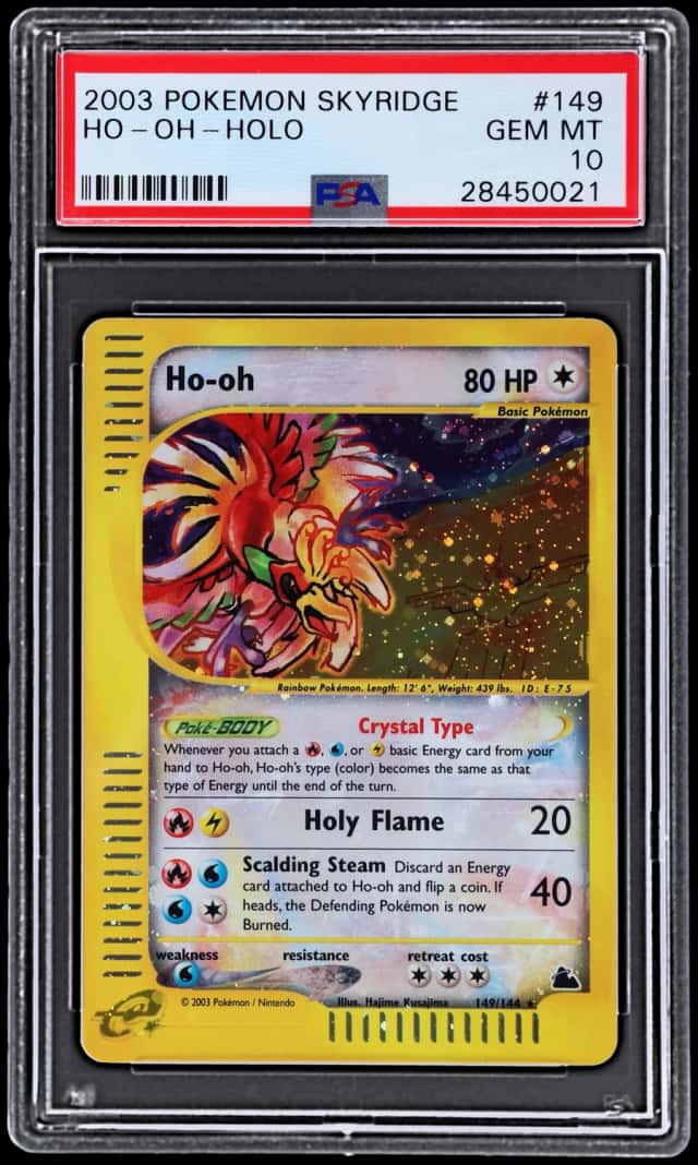 2003 Pokemon Skyridge Holo Ho Oh #149