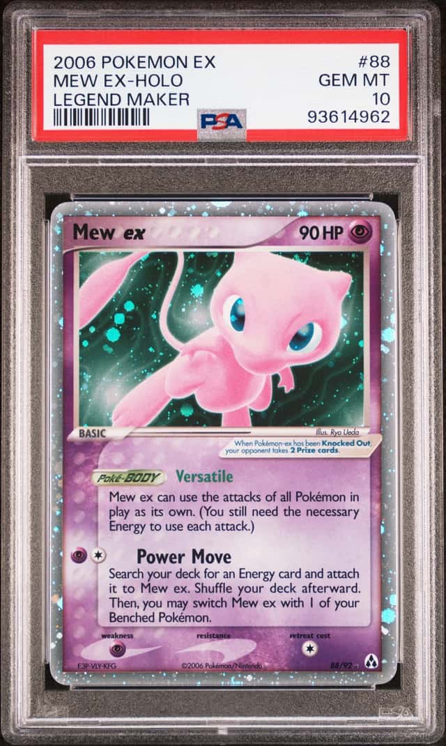 2006 Pokemon Ex Legend Maker Holo Mew Ex #88