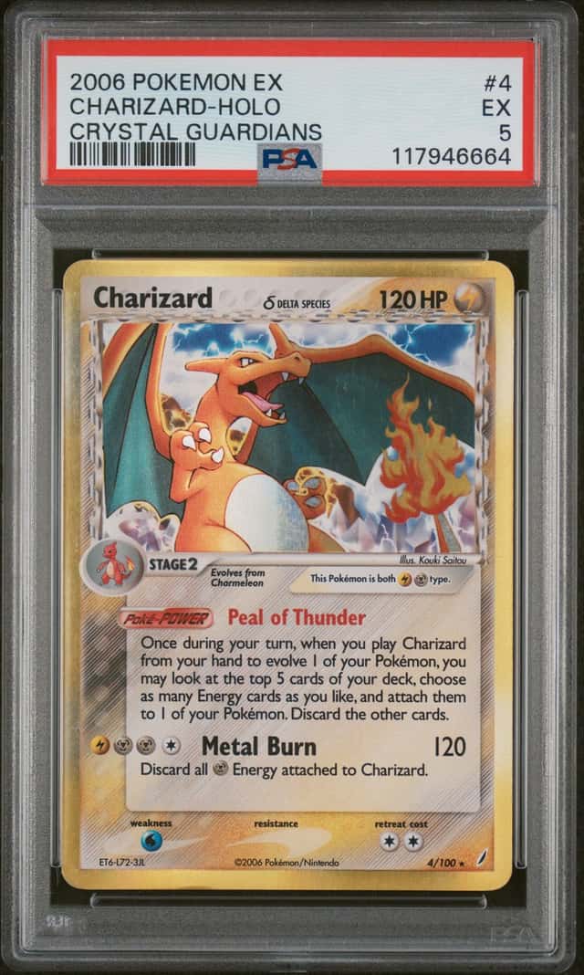 Pokémon Charizard delta species 4 EX Crystal Guardians...