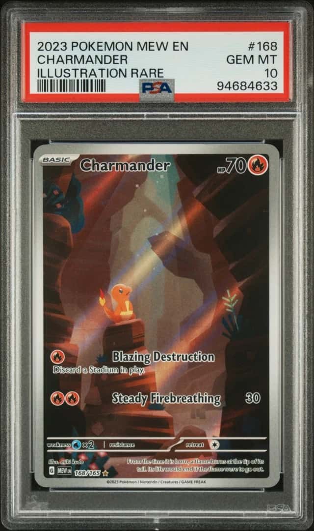 2023 POKEMON 151 CHARMANDER PSA 10 