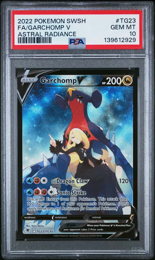 Pokemon Garchomp V Astral Radiance TG23/TG30 PSA 10 Gem Mint