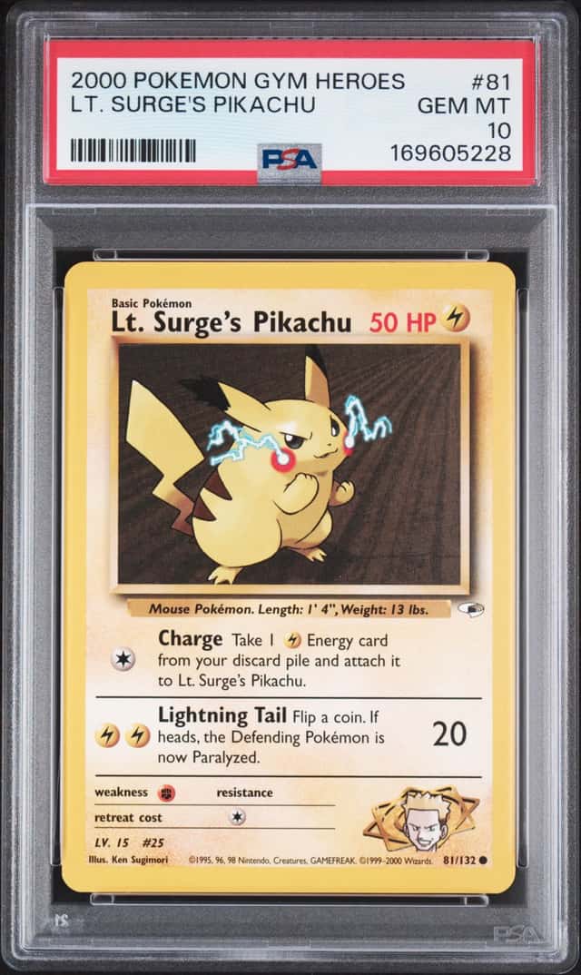 Lt. Surge's Pikachu