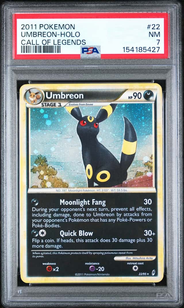 2011 Pokemon Call of Legends #22 Umbreon Holo PSA 7 NM