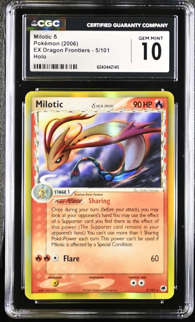 2006 Pokemon EX Dragon Frontiers #5 Milotic Holo CGC 10 GEM MINT