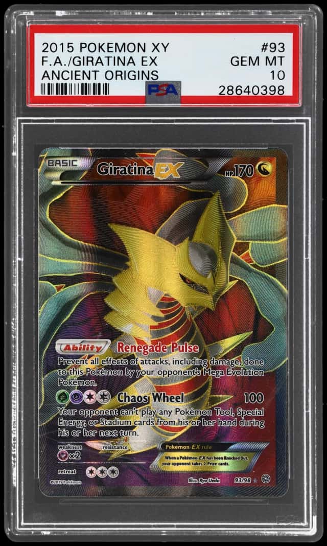 2015 Pokemon XY Ancient Origins Giratina Ex #93