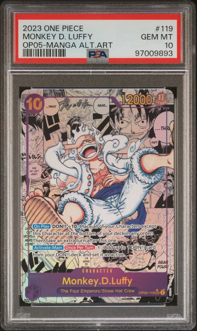 2023 One Piece Awakening of the New Era Manga Alternate Art Monkey D. Luffy #OP05119