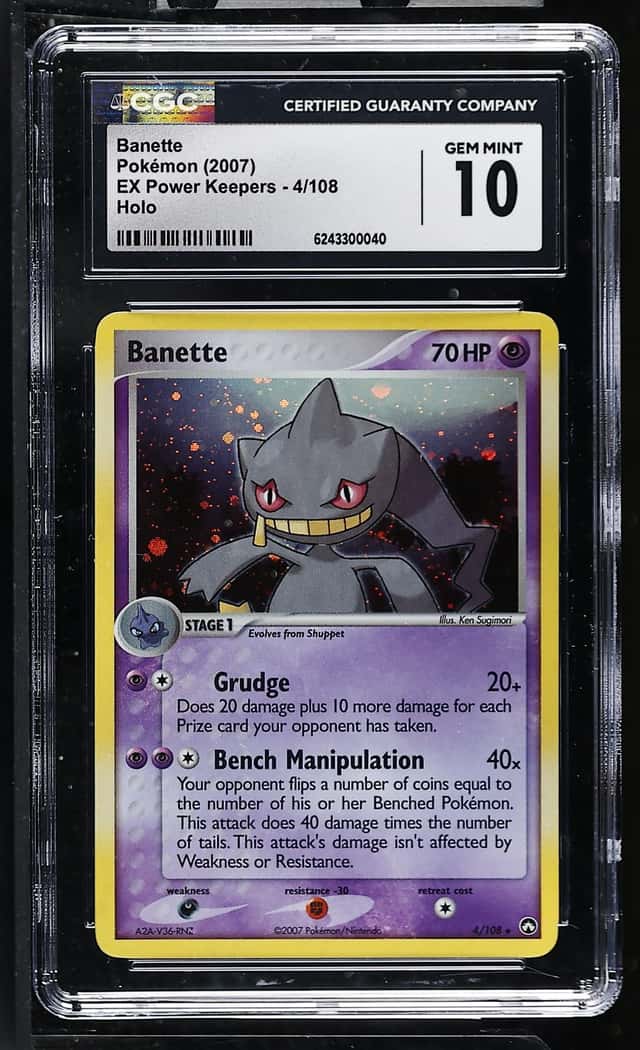Pokemon Banette EX Power Keepers 4/108 Holo CGC 10 Gem Mint