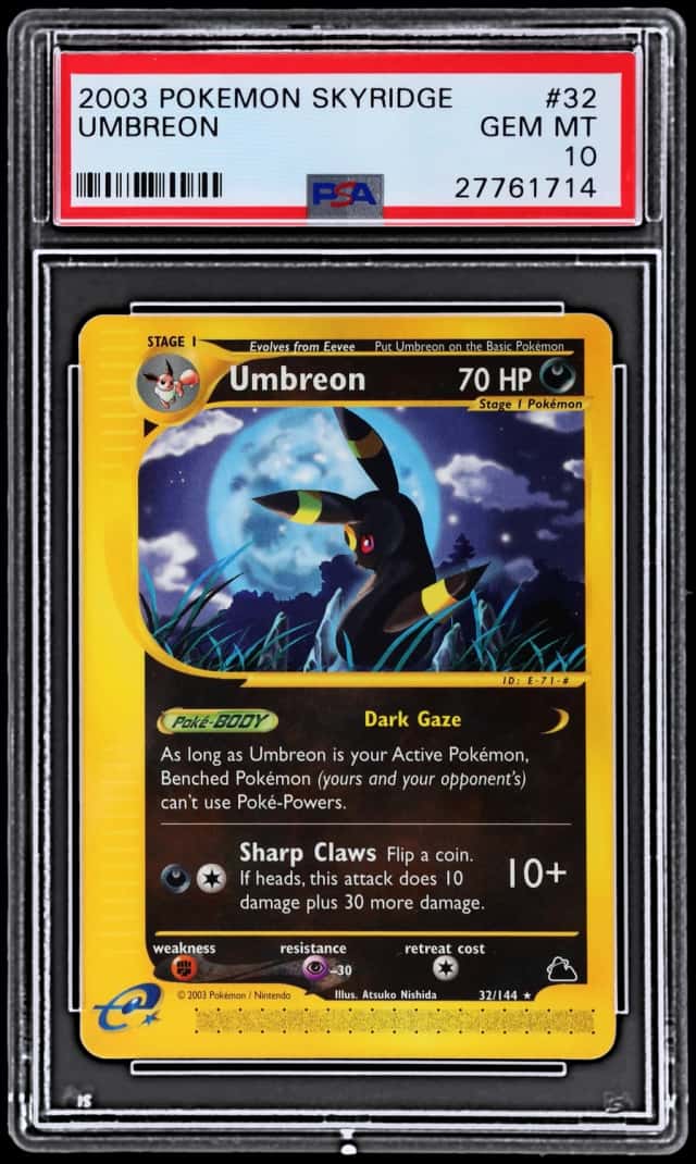 2003 Pokemon Skyridge Umbreon #32