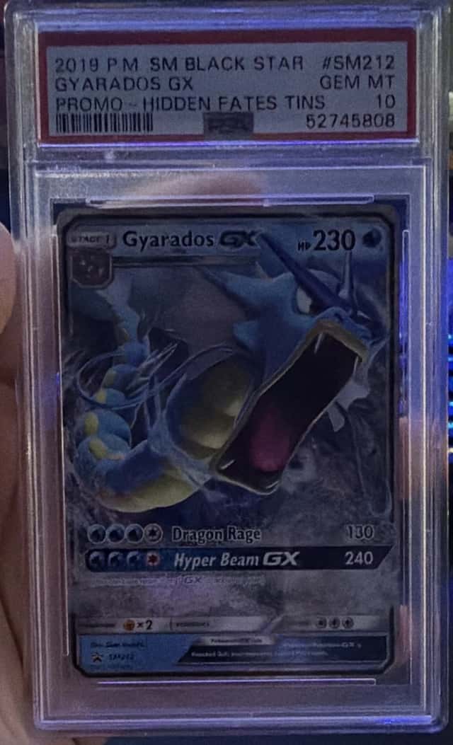 Gyarados GX SM212 SM Black Star Promo Holo ENG 2019 Pokémon TCG PSA 10