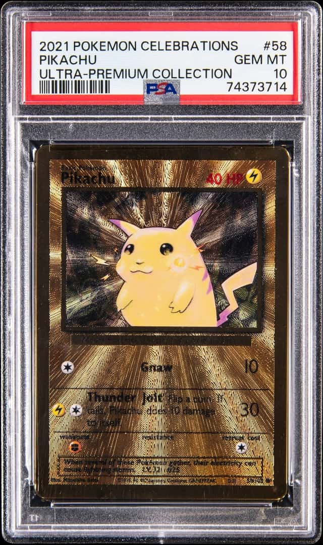 2021 Pokemon Celebrations Ultra-Premium Collection #58 Pikachu - PSA GEM MT 10
