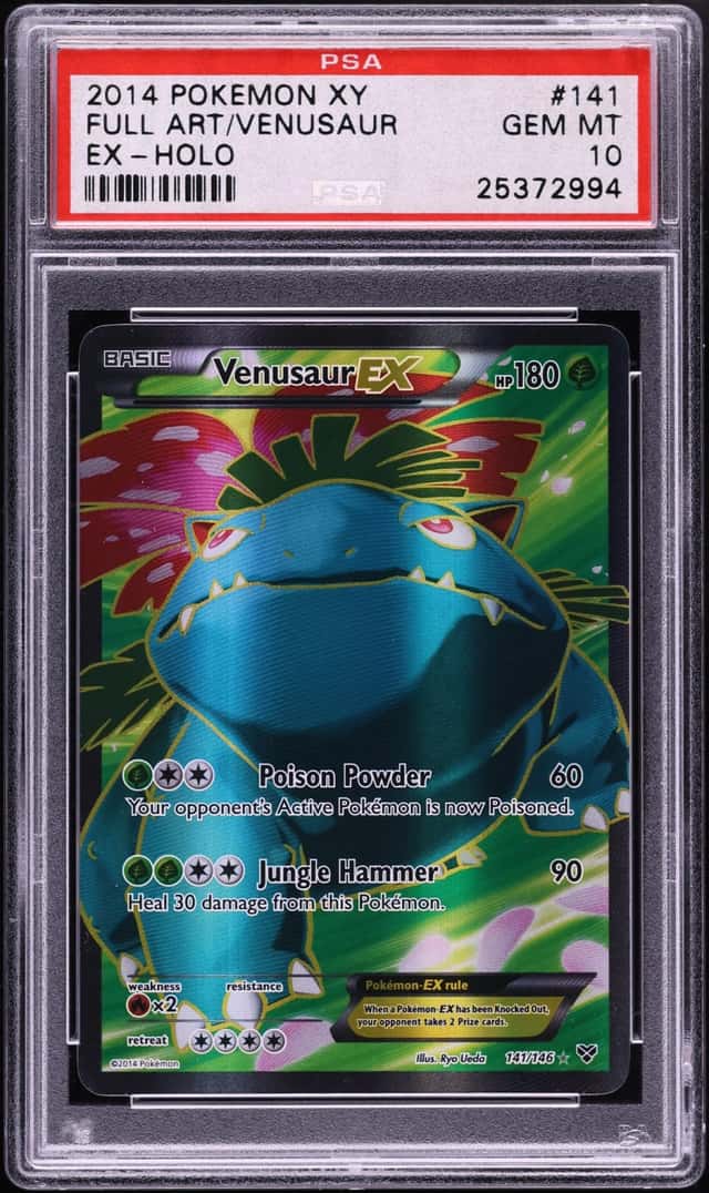 2014 Pokemon XY Full Art Venusaur EX #141 PSA 10 GEM MINT