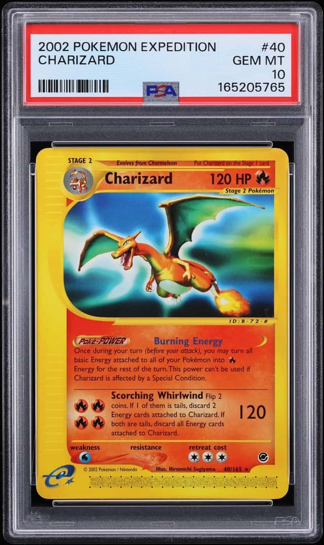 2002 Pokemon Expedition Charizard #40 PSA 10 GEM MINT