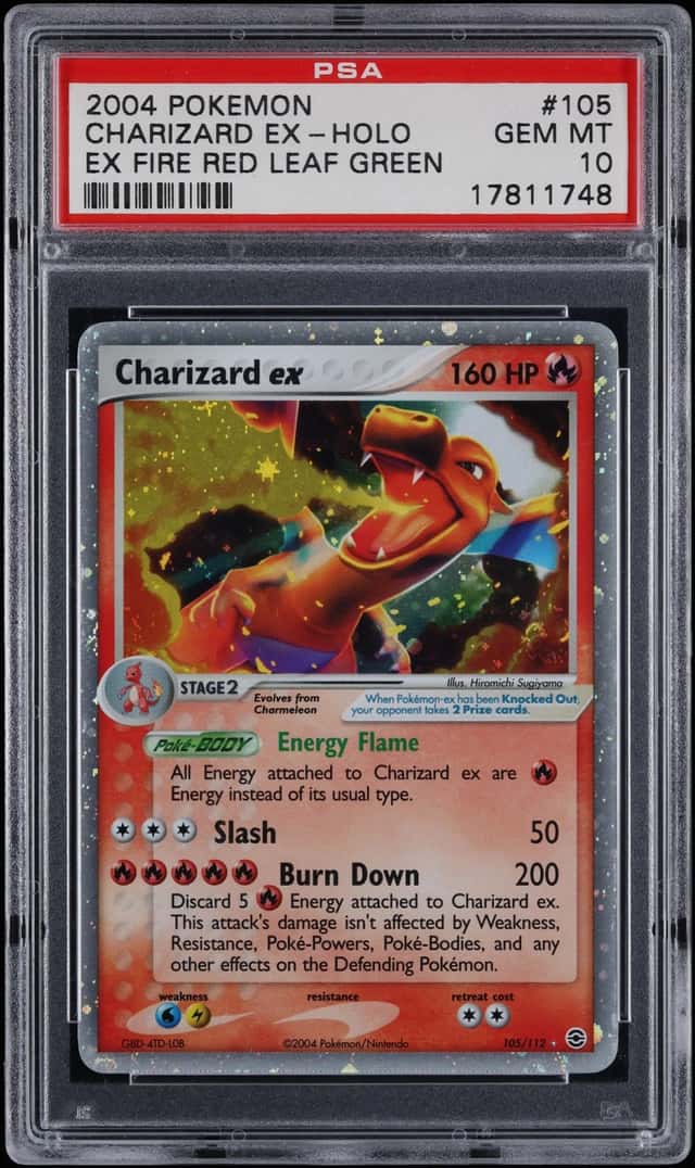 2004 Pokemon EX Fire Red & Leaf Green Holo Charizard EX #105 PSA 10 GEM MINT