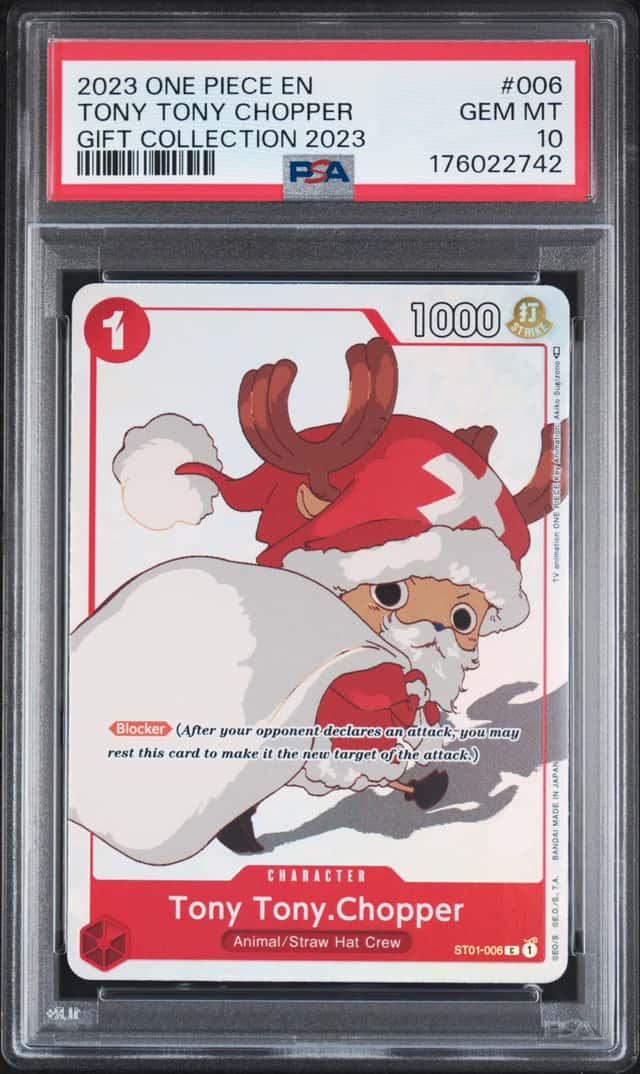 2023 One Piece Gift Tony Tony Chopper Promo #P-006 PSA 10 GEM MINT (42)