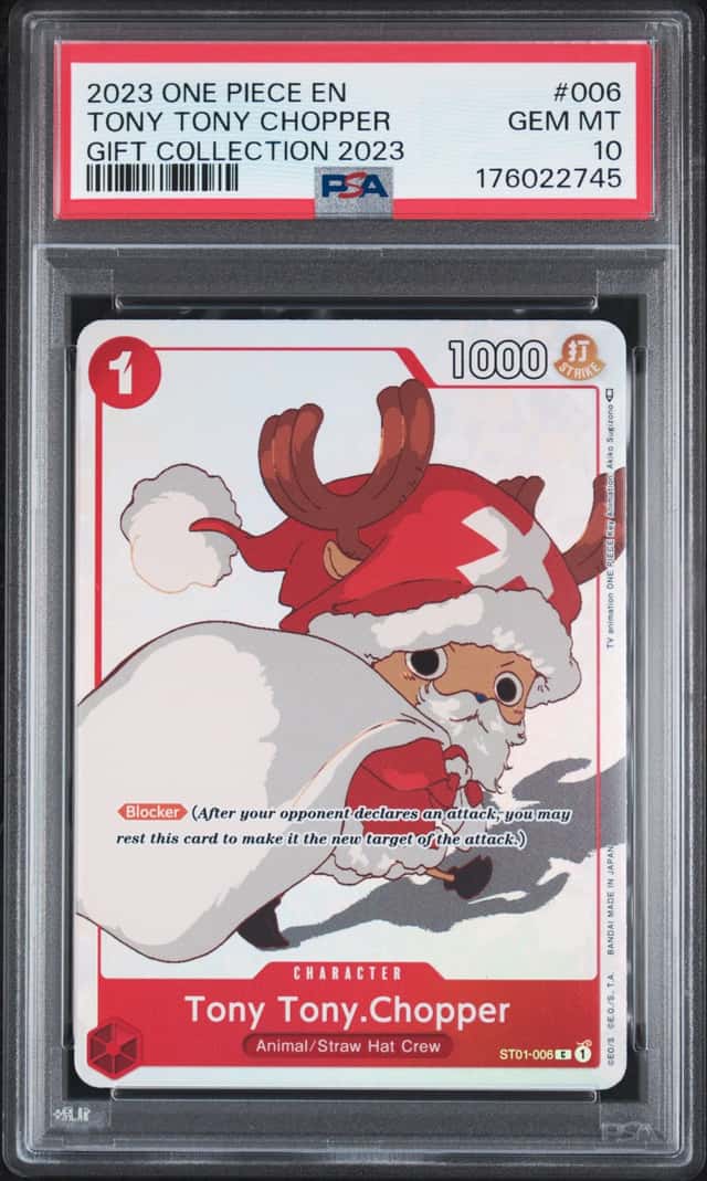 2023 One Piece Gift Tony Tony Chopper Promo #P-006 PSA 10 GEM MINT (C)