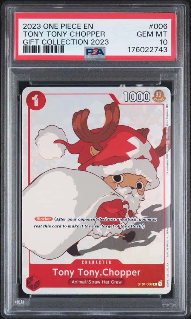 2023 One Piece Gift Tony Tony Chopper Promo #P-006 PSA 10 GEM MINT (43)