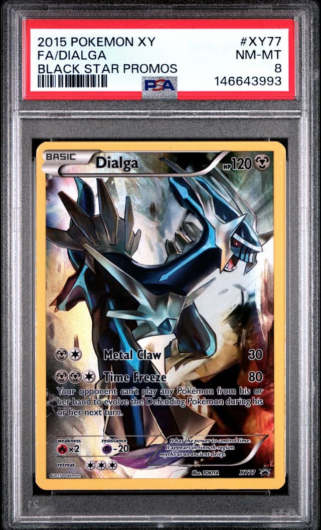 2015 Pokemon XY Promos Dialga #XY77 PSA 8