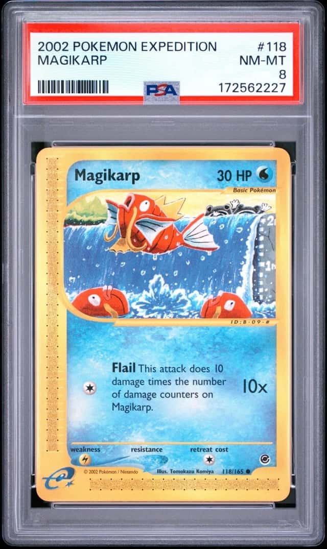 Pokemon Magikarp Expedition 118/165 PSA 8