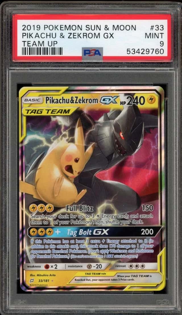 Pikachu & Zekrom GX