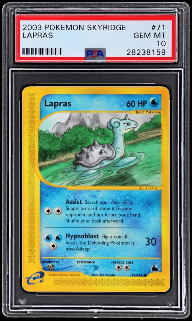 2003 Pokemon Skyridge Lapras #71