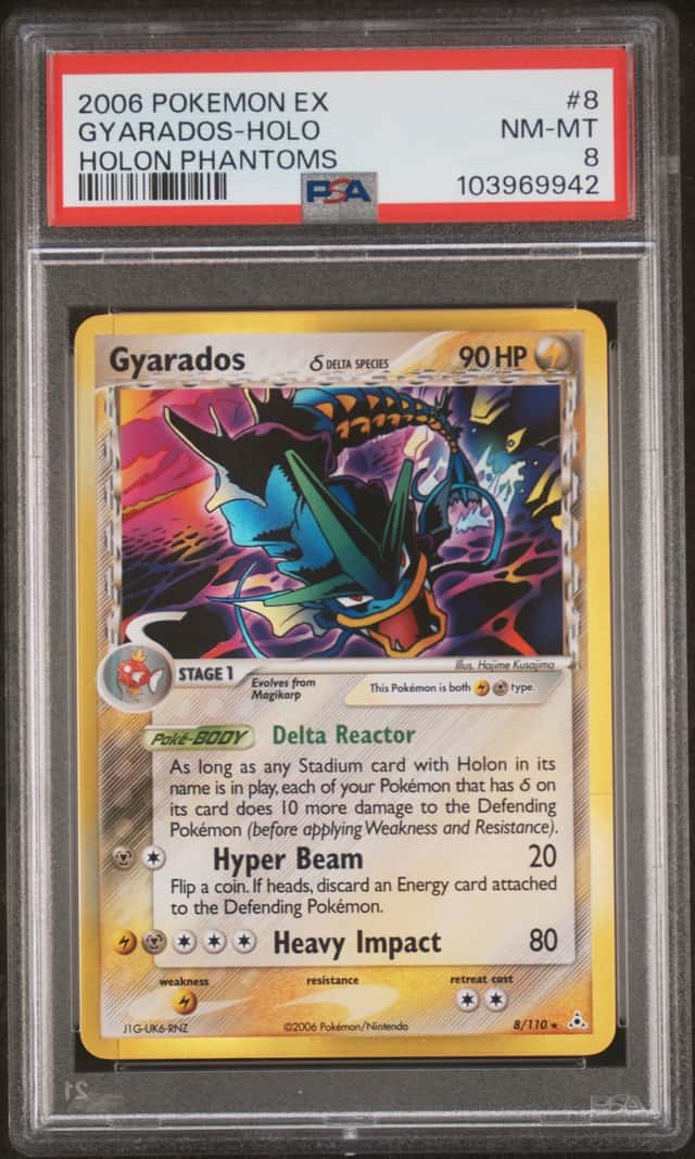 2006 Pokemon Ex Holon Phantoms Holo Gyarados #8