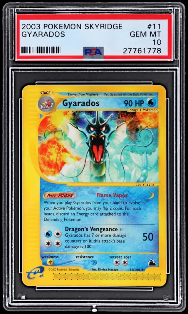 2003 Pokemon Skyridge Gyarados #11