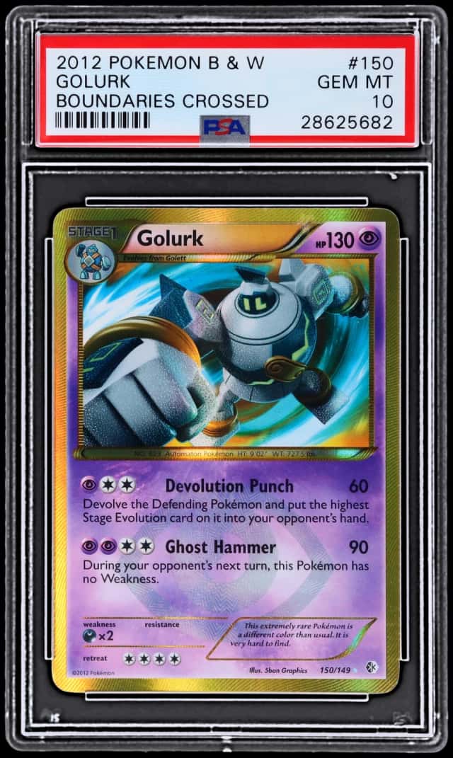 2012 Pokemon Black and White Boundaries Crossed Golurk #150