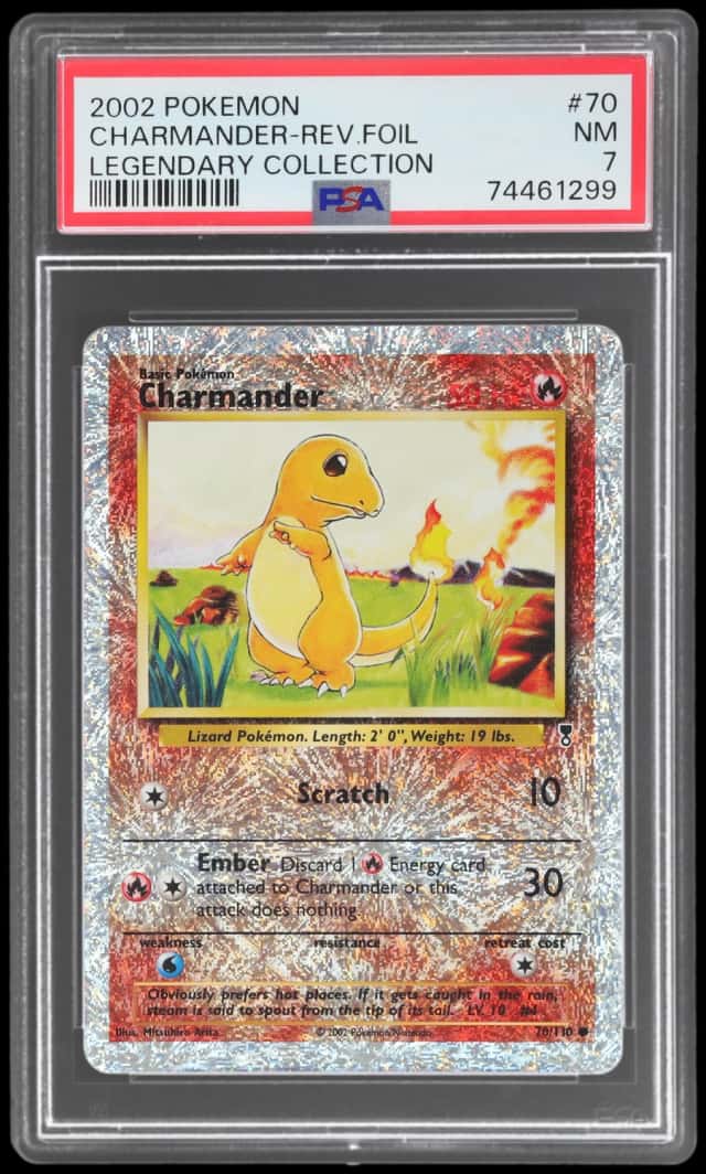 2002 Pokemon Legendary Collection Reverse Holo Charmander #70